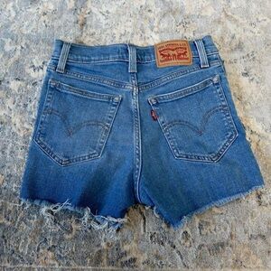 Levi's Women's Blue Denim Shorts
